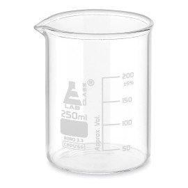 Vasos De Precipitado De Vidrio - 250 Ml - Uline - Caja De 12