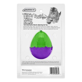 RUFFIN' IT Tilt 'n Twirl Kitty Swat Electric Spinning Cat Toy