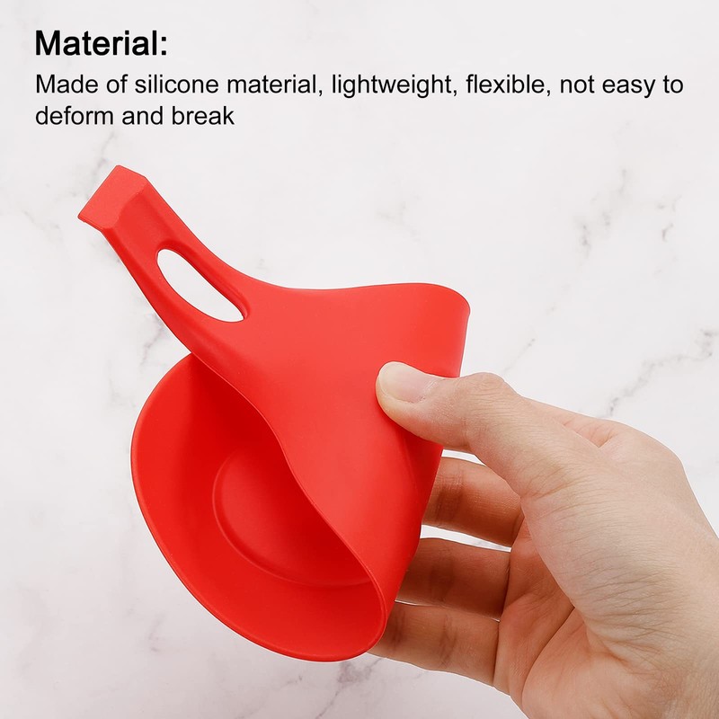 uxcell Silicone Spoon Rest, 7.68" x 3.74" Heat Resistant Kitchen
