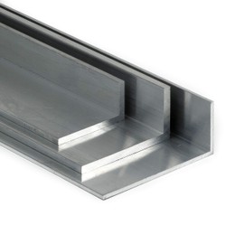 Aluminium Angle AlMgSi05 Unequiline W x H x S 100 x 50 x 3 mm L: 250 mm (25 cm)