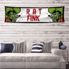 Rat Fink Motorcycle Racing Flag 2x8ft Funny Car Fans Banner