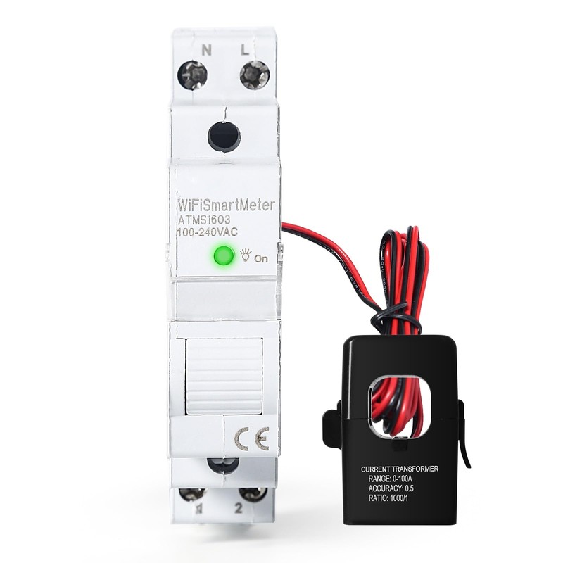 DEWIN ATMS1603 WiFi Intelligent Energy Meter with DIN Rail, DIN