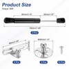 sourcing map 2Pcs Lid Support Hinges, 6 Inch 60N Gas