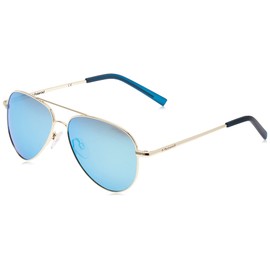 Polaroid Unisex Kids Pld 8015/N Jy J5g Sunglasses, Gold/Greyblmirror Pz, 52 UK
