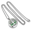 Aromatherapy Essential Oil Diffuser Necklace Tree of Life Cloud Design