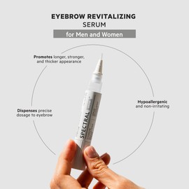DS Labs Spectral.BROW Eyebrow Conditioning Serum - Supports Fuller, Thicker, Looking Brows, with Nanoxidil, Retinol & Hyaluronic Acid, Paraben Free, Sulfate Free, Cruelty Free