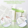 Automatic Bookmark,HJQAYNC 6Pcs Silicon Book Marks for Reading,Smart Clip Book