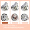 W11517331 W11117415 for Whirlpool Gas Stove Knobs (4pcs) Replacement Part