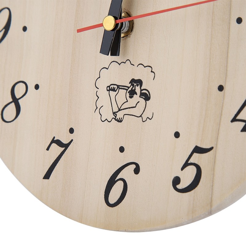 8in Sauna Clock Decorative Timer Clock for Sauna Accessory Sauna