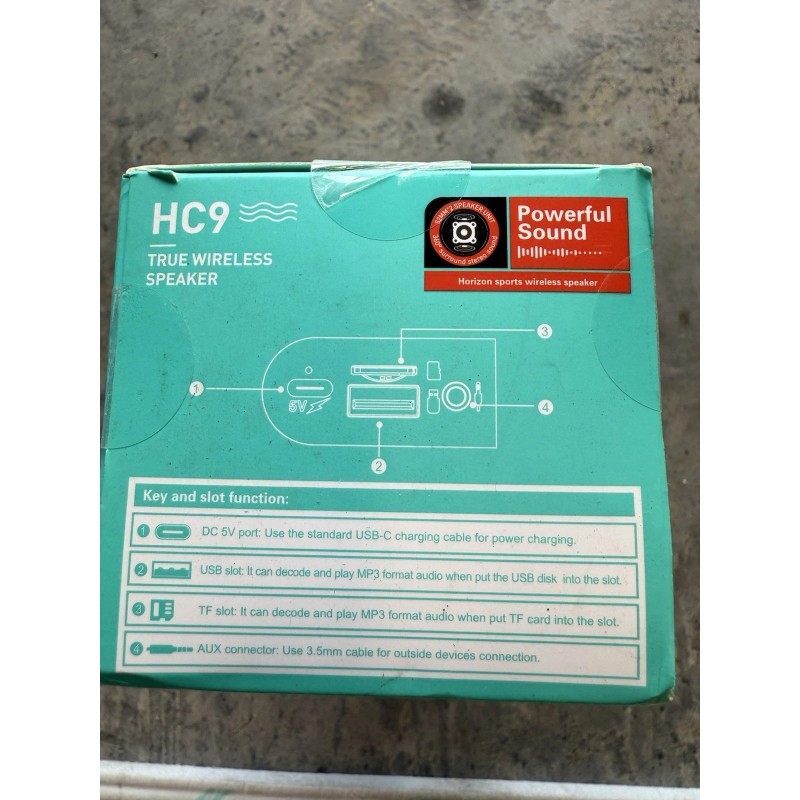 HOCO NEW HOCO True Wireless Speaker Bluetooth Portable Colorful LED
