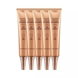 Charmzone Goldenseal Pure Gold 24k Wrinkle Improvement Highly Nutrient Elasticity Eye Cream 30ml x 5 / 참존 골든실 순금 24k 주름개선 고영양 탄력 아이크림 30ml x 5개