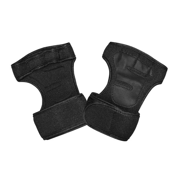 Kango Fitness Neoprene Fitness Training Wrist Support Powerlifting Gloves (Black,