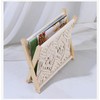 LIKEUDO Nordic Wind Cotton Rope Woven Magazine Rack - Boho