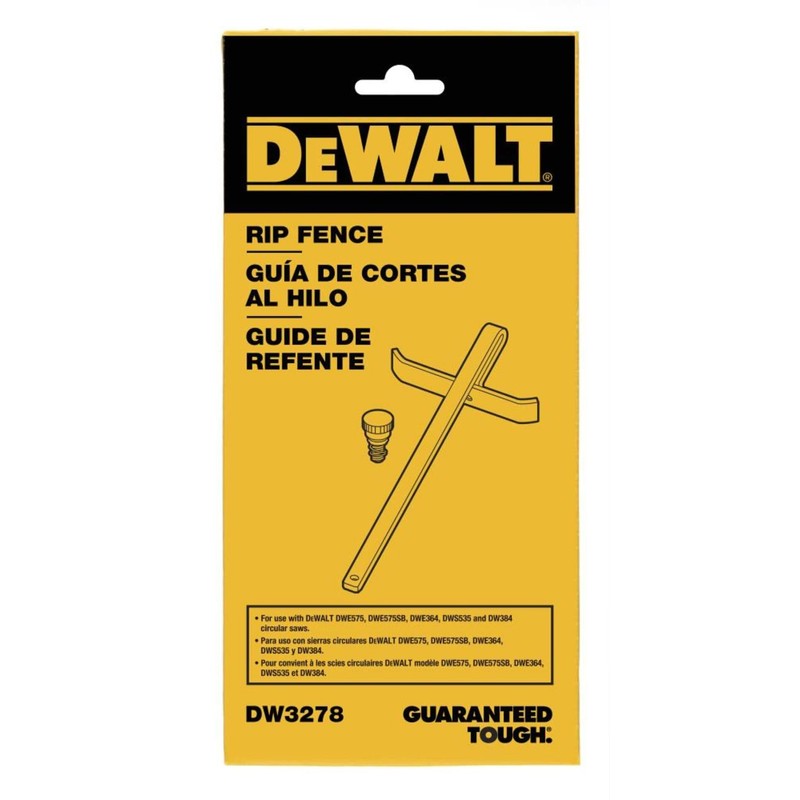 DEWALT Circular Saw Fence (DW3278) , Silver
