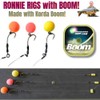 EUROKAN TACKLE 3 x Ronnie Rigs with BOOM - Ready