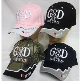 Unbranded God Is Good All The Time Hat Ball Cap I Love Heart Jesus CAMO Christian