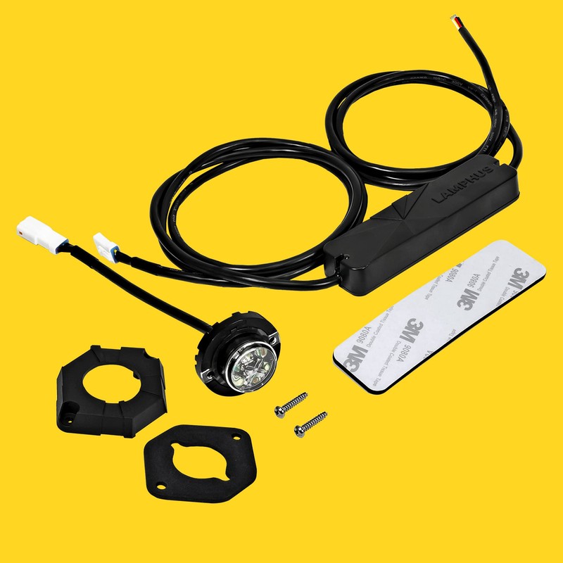 Lamphus SnakeEye III Red LED Hideaway Strobe Light, IP67 Waterproof,