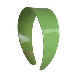 Motique Accessories Light Green 2 Inch Hard Plastic Headband with Teeth Women and Girls wide Hair band