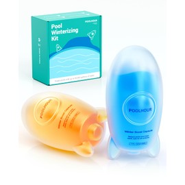 POOLHOUR Pool Winter Closing Kit for Above Gound and Inground Pools, 3 in 1 Pool Winterizing Kit, Swimming Pool Winterizer Up to 30,000 Gallon