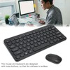 2.4G Wireless Keyboard Mouse Combo 78 Key Retro Round Keycap