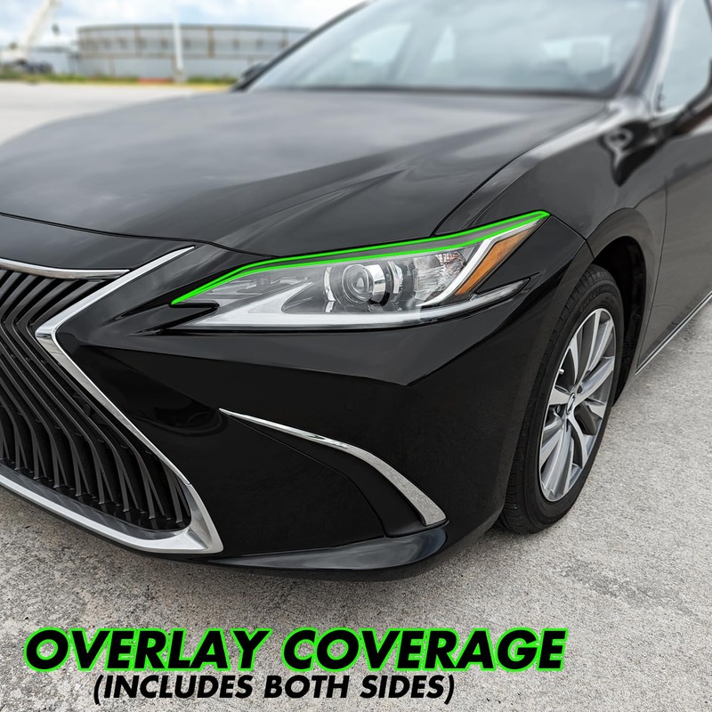 SlickMod PreCut Vinyl Smoke Tint for 2019-2023 Lexus ES Headlight