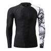 HUGE SPORTS Men's Performance Rash Guard Quick Dry UPF50+ Wetsuit