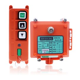 SIFAYUDG F21-2S Industrial Remote Control Radio Remote Control 12V-440V 2 Bottons Electric Lift Wireless Switch Wireless Crane Hoist Controller NLJX-2S
