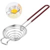 Kioiner Large Egg Separator, Stainless Steel Egg Yolk White Separator,