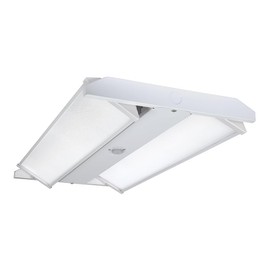 Metalux HBLAO 2’ 400W Equivalent High Bay LED Lighting w/Adjustable Optics, Selectable CCT and Lumens, 24,000 Lumens: HBLAOS-1824C3R