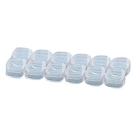 As One 0-2590-01 Voxel (Precision Equipment Transport Storage Container) 1.5 x 1.5 x 0.7 inches (39 x 39 x 18 mm) (Pack of 12)