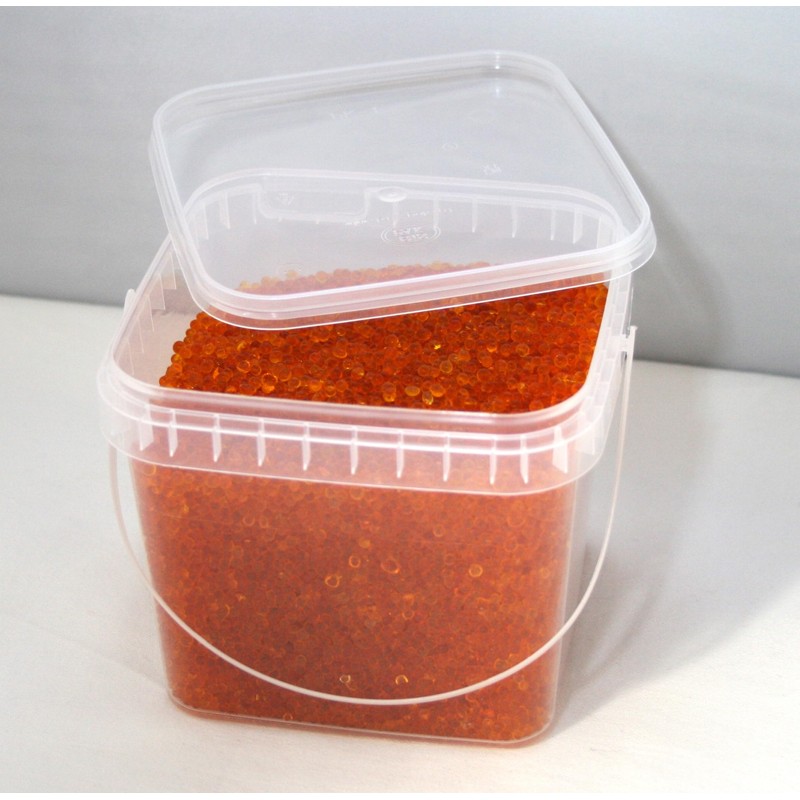 KnePo Kunststofftechnik 0.800 kg Silica Gel Orange Regenerable, Desiccant with