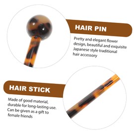 TOVINANNA Fashion Tortoise Shell Hair Stick for Hair and Styling Tool for Women for Work Weddings and Daily Wear