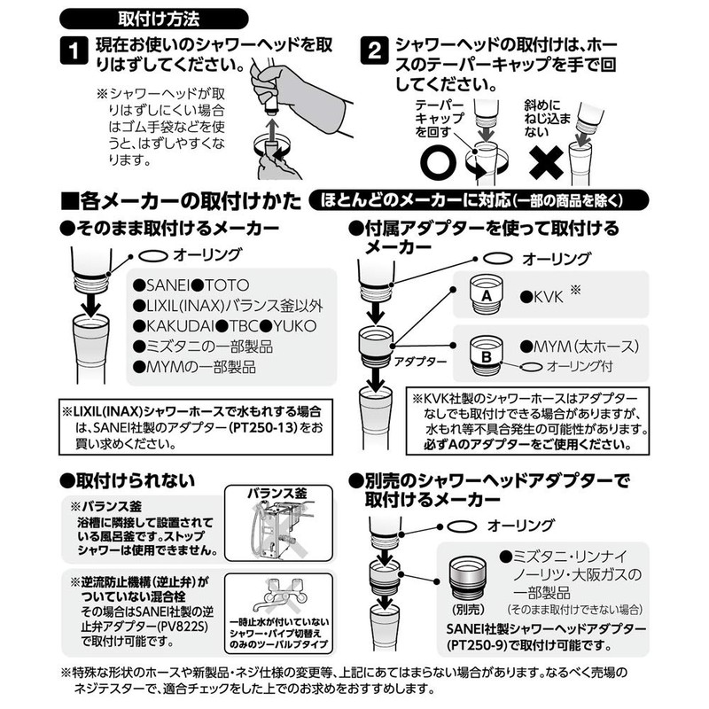 SANEI KN-TE0017A Momentum Growing Stop Shower Head (For Low Water