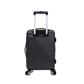 Rockland Star Trail Hardside Spinner Wheel Luggage, Grey, 2-Piece Set (20/28)