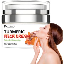 Crema Reafirmante y Tensora de Cuello,Crema Lifting para el Cuello con cúrcuma - Reductor Natural de papada, Crema reafirmante para el Cuello, reafirmante de la Piel flácida, Productos para el