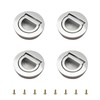MOROBOR Round Pull Ring Embedded Handle 4 Pieces Hidden Tatami