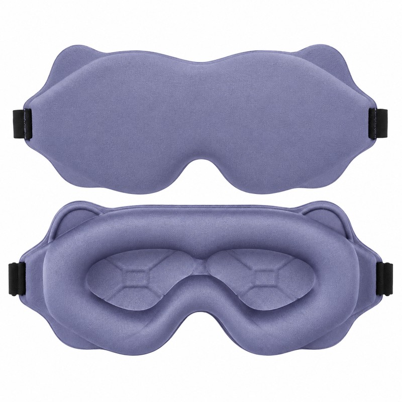 3D Sleep Mask for Sleeping – Soft Breathable Light-Blocking Eye