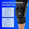 Physiohab KneeFlex Active Hinged Knee Brace, Adjustable Straps, Lightweight Hinge