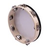 10 Inch Wooden Rdiant Tambourine Handbell Hand Drum with Double