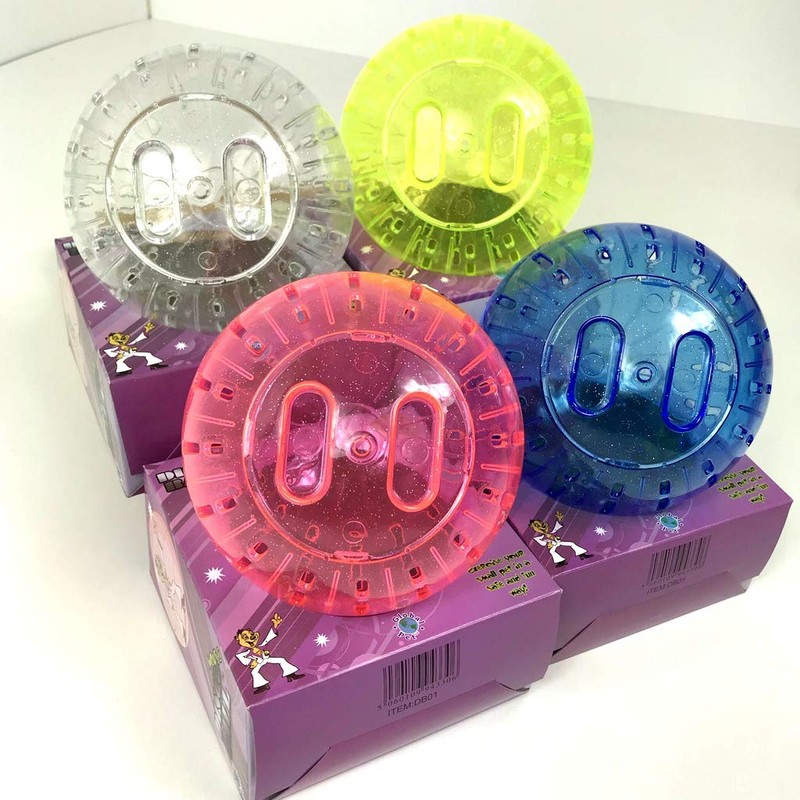 Global Pets Hamster Ball With Sparkle, 7" Hamster Disco Ball
