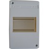 UNITEC Surface-mounted small distributor, fuse box, distribution box, IP40, 1x4