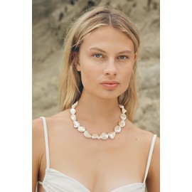 LILIE&WHITE Shell Necklace For Women With Chunky Shell Necklace Choker Necklace Summer Beach Necklace Fashion Necklace Jewelry Gift Mermaid Accessories Women Mermaid Necklace Mermaid Costume Women