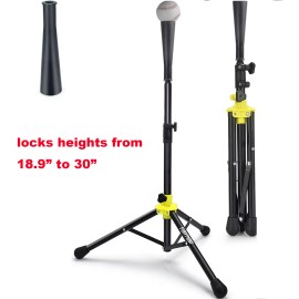 Flight Tees Adjustable Batting Tee Baseball Softball Tee Ball Hitting Tee Training Folding