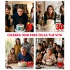 dekora - Candelina Compleanno Punto Interrogativo Rossa per Torta