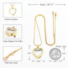 Glass Cremation Jewellery Necklace for Ashes Heart Memorial Lockets for