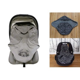 Zierstoff einfach nähen Manolo Paper Cut Pattern Blanket for Baby Car Seat