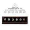 CHEZ MONETT 6-Slot Championship Ring Display Case – Sports Ring
