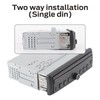 Single DIN Car Stereo with Flip Out Screen Wireless CarPlay