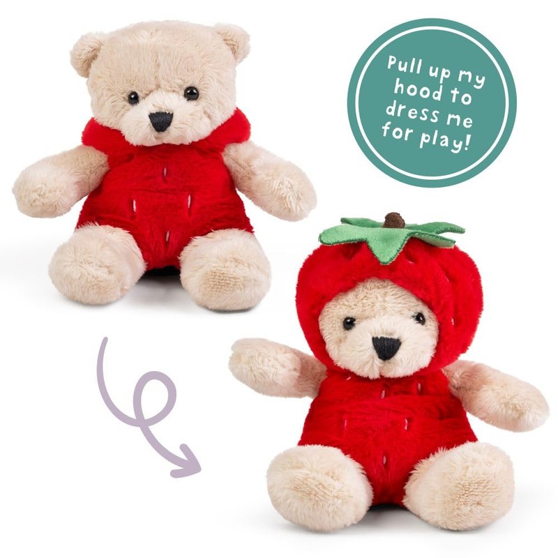 LITTLE Living Nature Frutto da Gioco – Peluche Fragola |