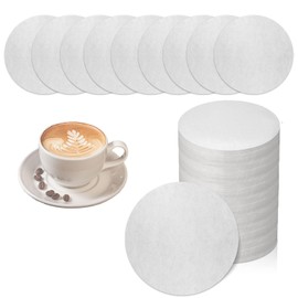 600 PCS Coffee Filter Papers, Unbleached Coffee Filters, Coffee Filters Papers Round, Paper Filters for Coffee Machines, Filter Papers 64mm Compatible for Aeropress Coffee Makers（White）